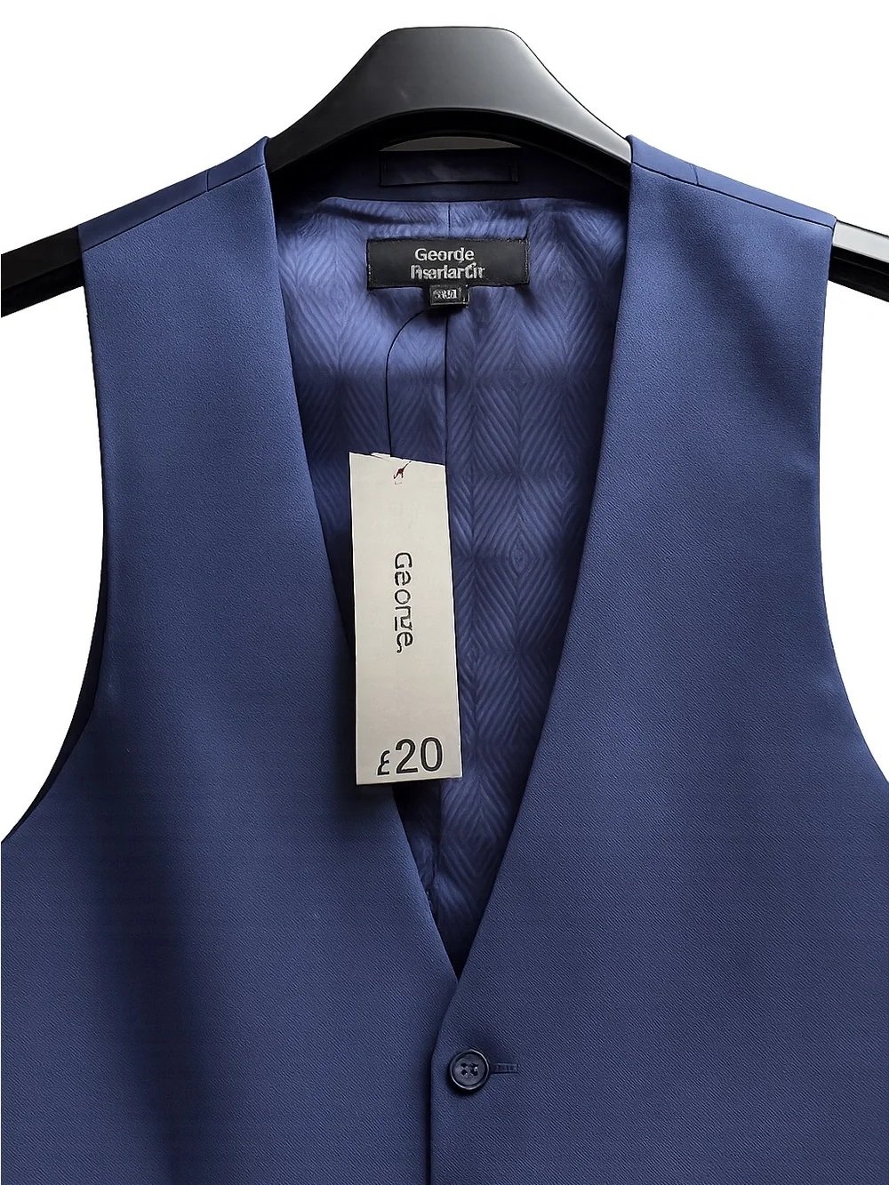 Brand New Navy Waistcoat Men’s 40R – Elegant Formal Vest with Tags - Picture 2 of 4